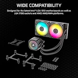 CORSAIR Nautilus 240 RS ARGB Liquid CPU Cooler
