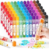 Shuttle Art 60 Pack Dot Markers, 12 Colors x 5 Sets Washable Bingo Daubers, Fun Art Supplies for Kids and Preschoolers, Non Toxic Water-Based