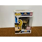 Funko Pop! Marvel: Thor Ragnarok - Loki with Helmet #248 Collector Corps Vinyl Figure (Bundled with Pop BOX PROTECTOR CASE)