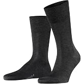 FALKE Men's Tiago Dress Socks, Sustainable Cotton, Crew, 1 Pair