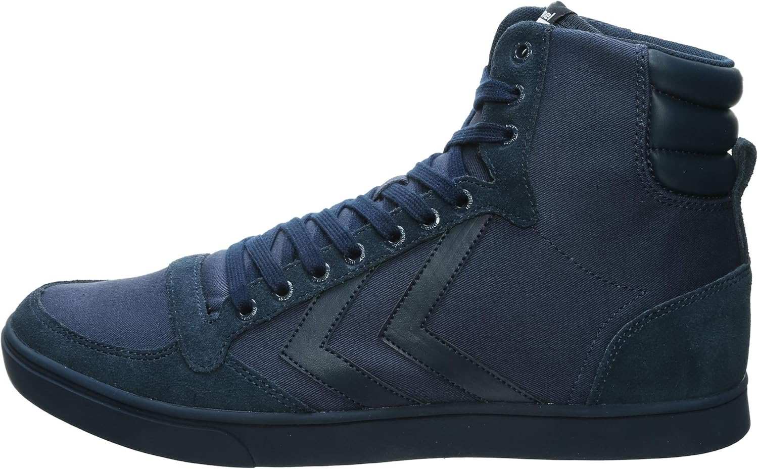 Hummel Unisex Slimmer Stadil Tonal High Hi-Top Trainers, Blue Dress Blues, 7.5 UK, Blue Dress Blues 8628 - Image 3