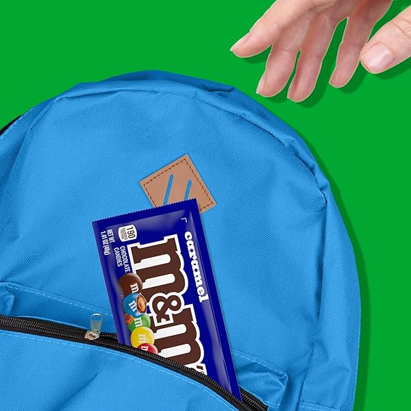 M&M’S CARAMEL CHOCOLATE CANDY, MADE WITH REAL CARAMEL AND MILK CHOCOLATES, 24 COUNT, 1.41 OZ CANDY GIFTS