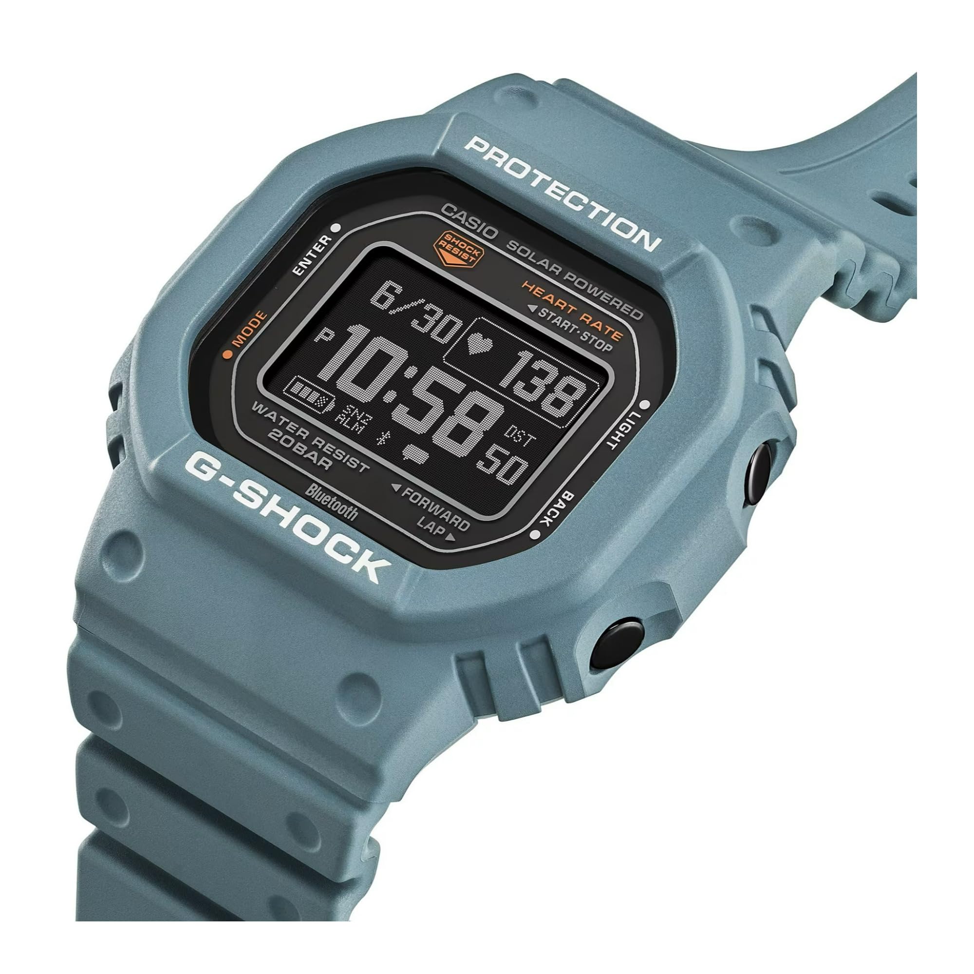 Casio Men's G-Shock Move DW-H5600 Series, Multisport (Run, Walking, Gym Workout), Heart Rate Watch
