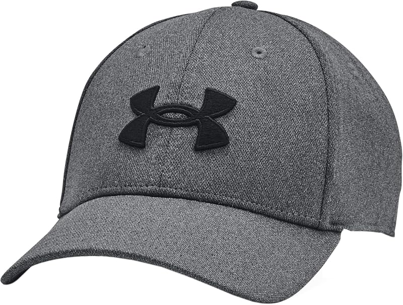 Herren UA Blitzing Low Stretch Fit Cap Schwarz S-M