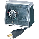 Intermatic P1131 Heavy Duty Above Ground Pool Pump Timer with Twist Lock Plug and Receptacle