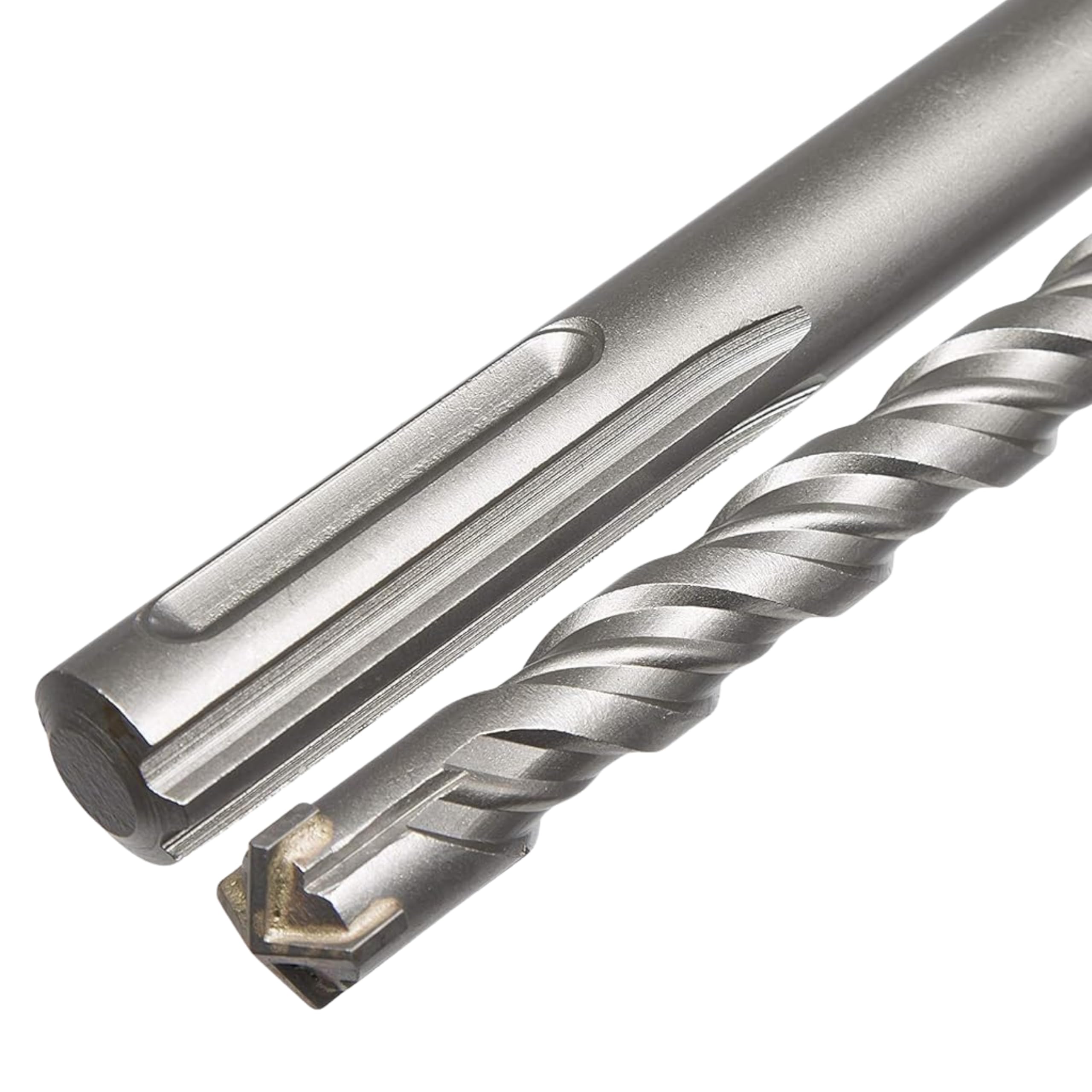 UK Drills SDS Max Hammer Drill Bit 10mm x 280mm - Tungsten Carbide Tip, Double Flute Spiral for Granite, Concrete, Tiles & Masonry