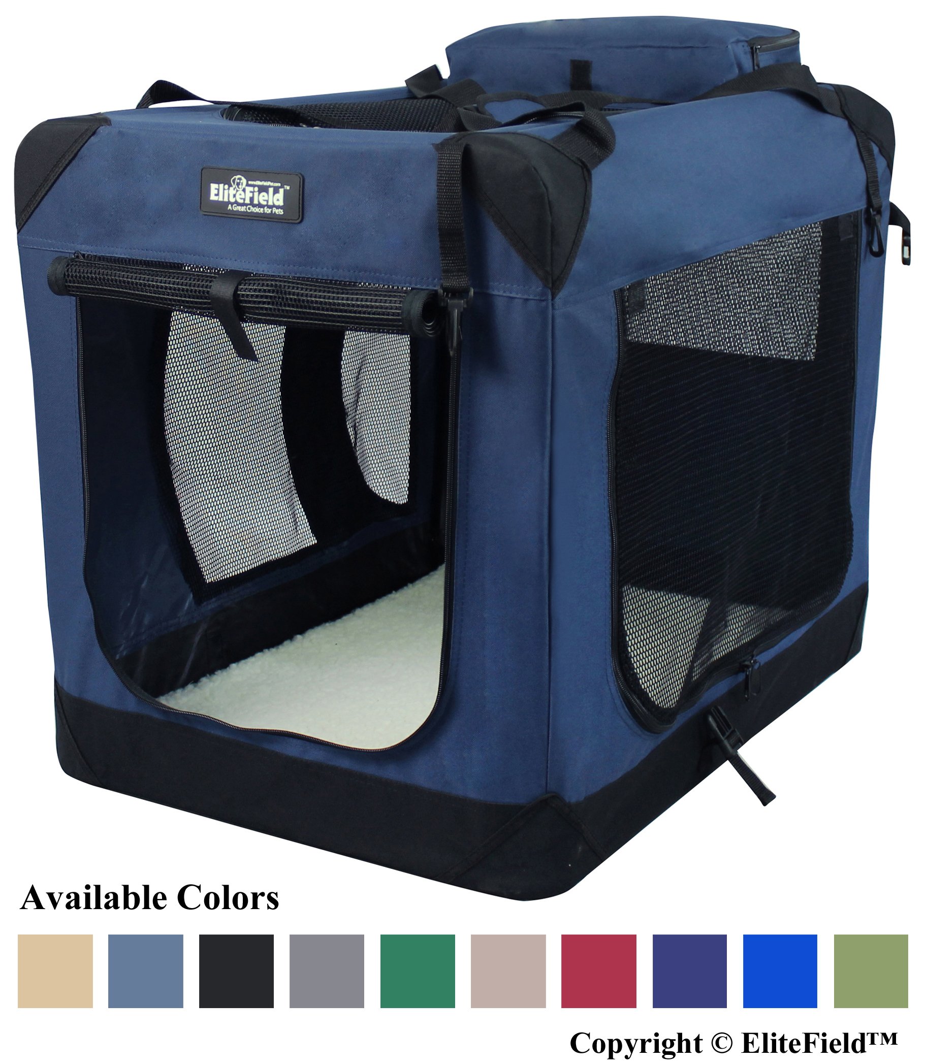 Dog Cage Elitefield Soft Dog Crate Amazon Soft Puppy Pen