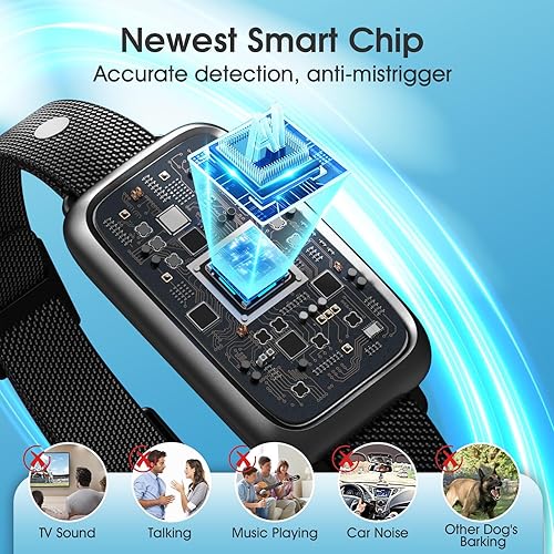 NQQHNN Dog Bark Collar, Smart Bark Collar for Small Medium Dogs