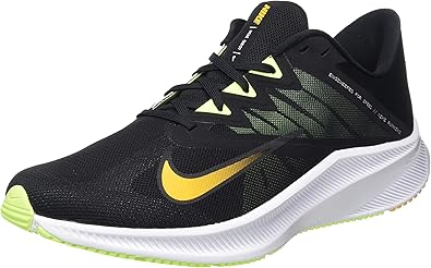 nike quest black volt