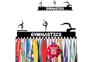 Miayork Medal Hanger Display, Newly Medal Holder Display Hanger Rack Frame - Sturdy Race Medal Display Wall Mount Medals Easy to Install-20PCS Hooks