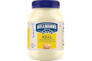 Hellmann's Mayonnaise Real Mayo 1 ct For A Creamy Sandwich Spread or Condiment Rich in Omega-3 ALA, Gluten Free 30 oz