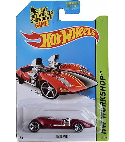 Amazon.com: Hot Wheels Exotics 3/10, RED Twin Mill 74/365 50TH