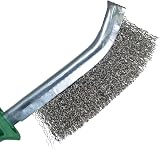 AB Tools Stainless Steel Curved Wire Brush Rust Removal Cleaning Hand Spid 6 view 2