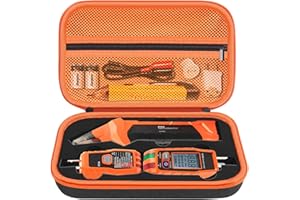 Hard Case for Klein Tools ET310 AC Circuit Breaker Finder Electric Tester & 80041 Outlet Repair Tool Kit & RT250 GFCI Outlet 