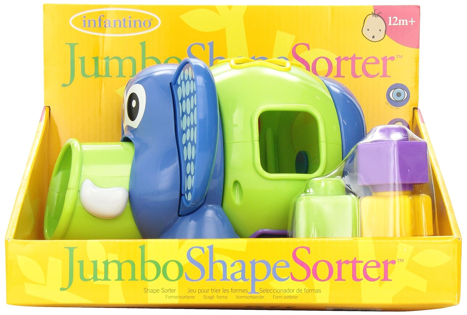 infantino elephant shape sorter