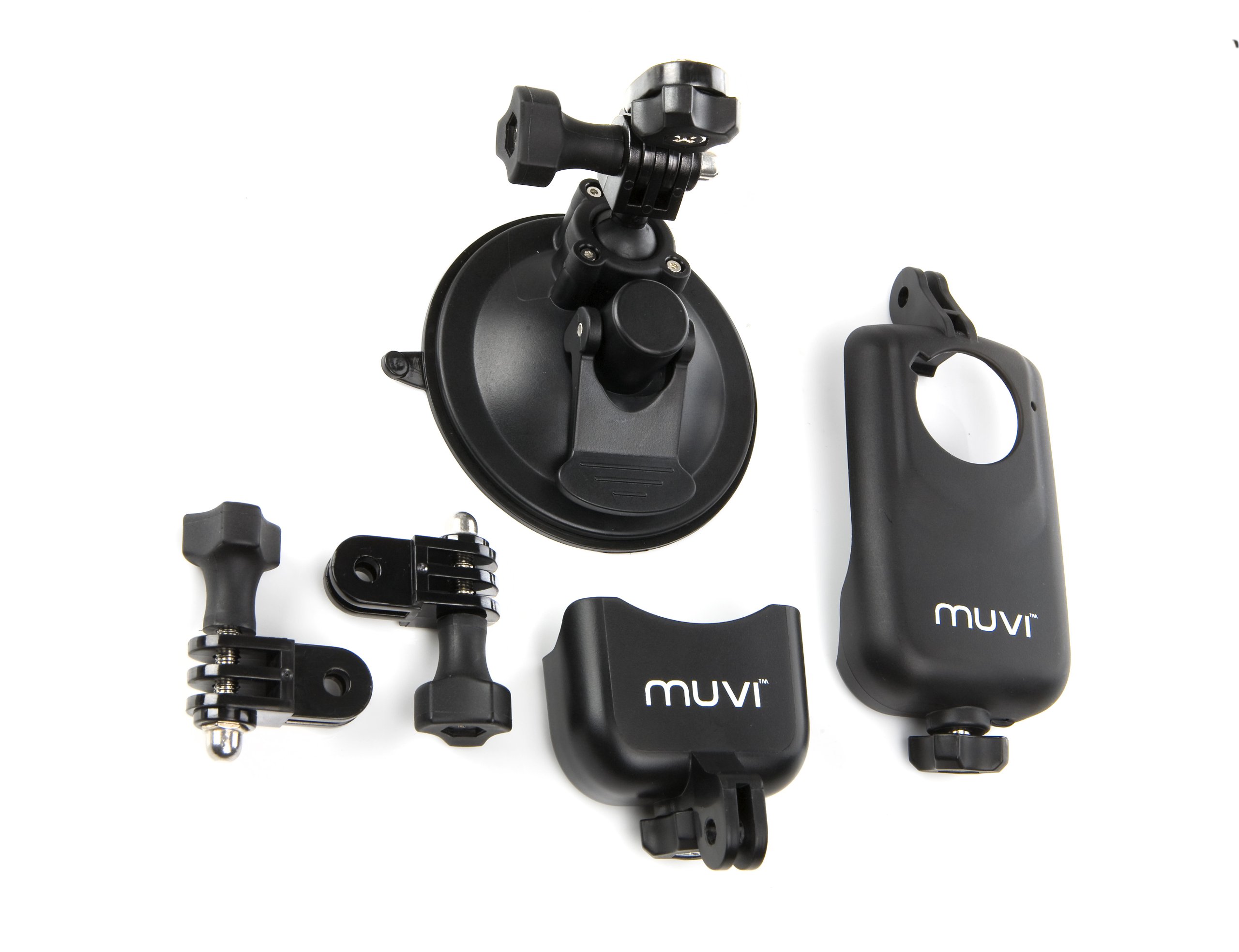 Veho Muvi Universal Suction Mount with Cradle & Tripod Mount for Muvi KX-Series | Muvi K-Series | Muvi HD | Muvi Micro - Black (VCC-A020-USM)