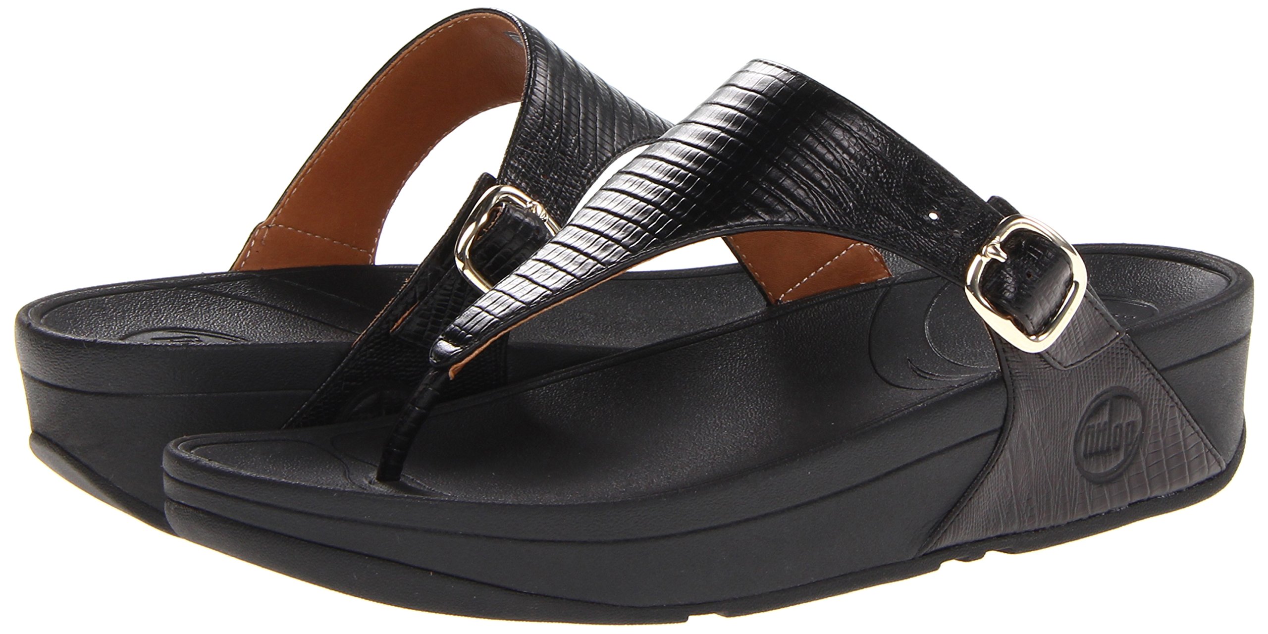 FitFlop Women's The Skinny Flip Flop, Black, 8 M US on Galleon Philippines