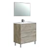 ARKITMOBEL-Mueble-de-Bano-con-3-Cajones-y-Espejo-Modulo-Lavabo-Modelo-Dakota-Acabado-en-Roble-Alaska-Medidas-80-cm ARKITMOBEL-Mueble-de-Bano-con-3-Cajones-y-Espejo-Modulo-Lavabo-Modelo-Dakota-Acabado-en-Roble-Alaska-Medidas-80-cm