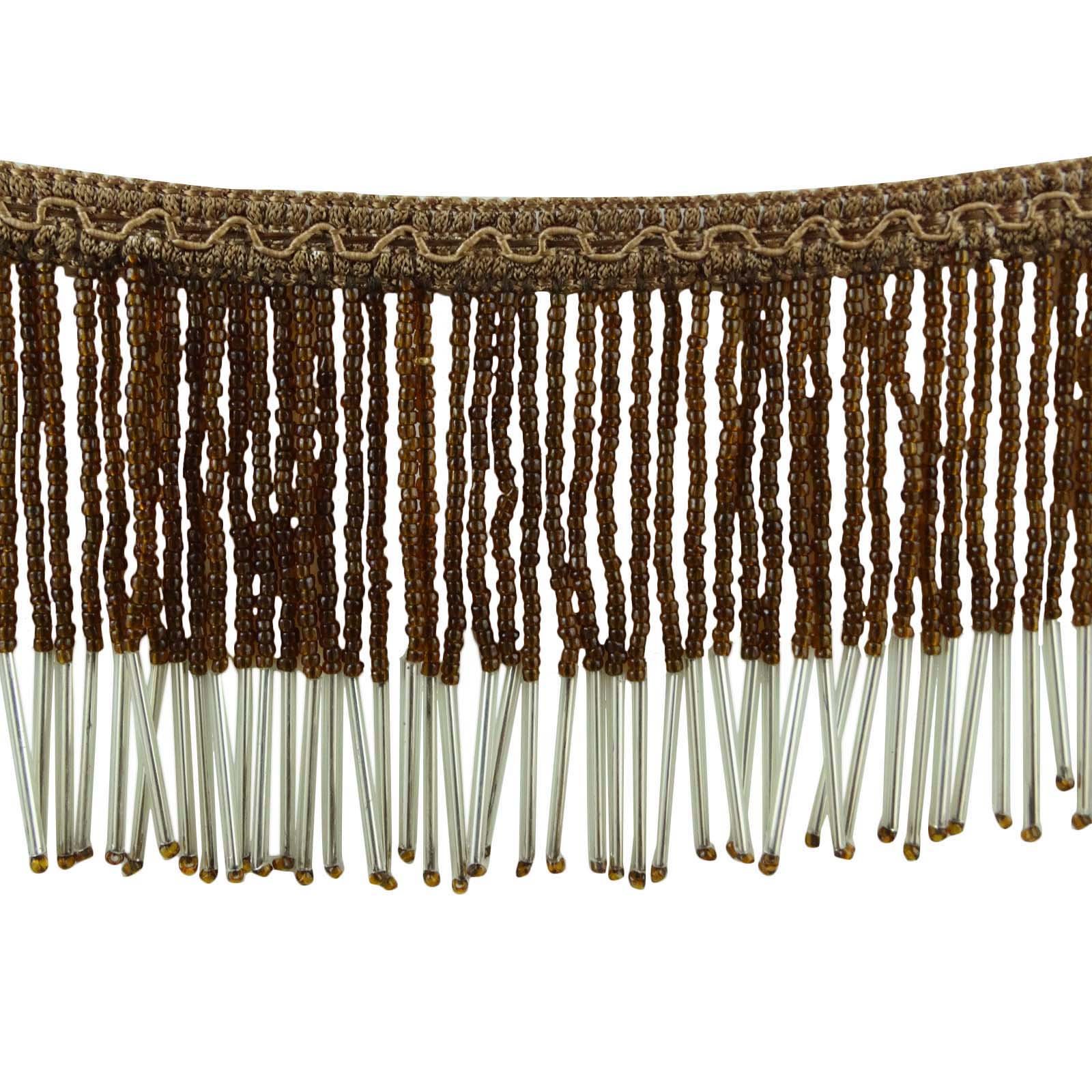 Knitwit Fringe Beaded Upholstery Ribbon Curtain Supply Decorative Craft Trim 3 Yards