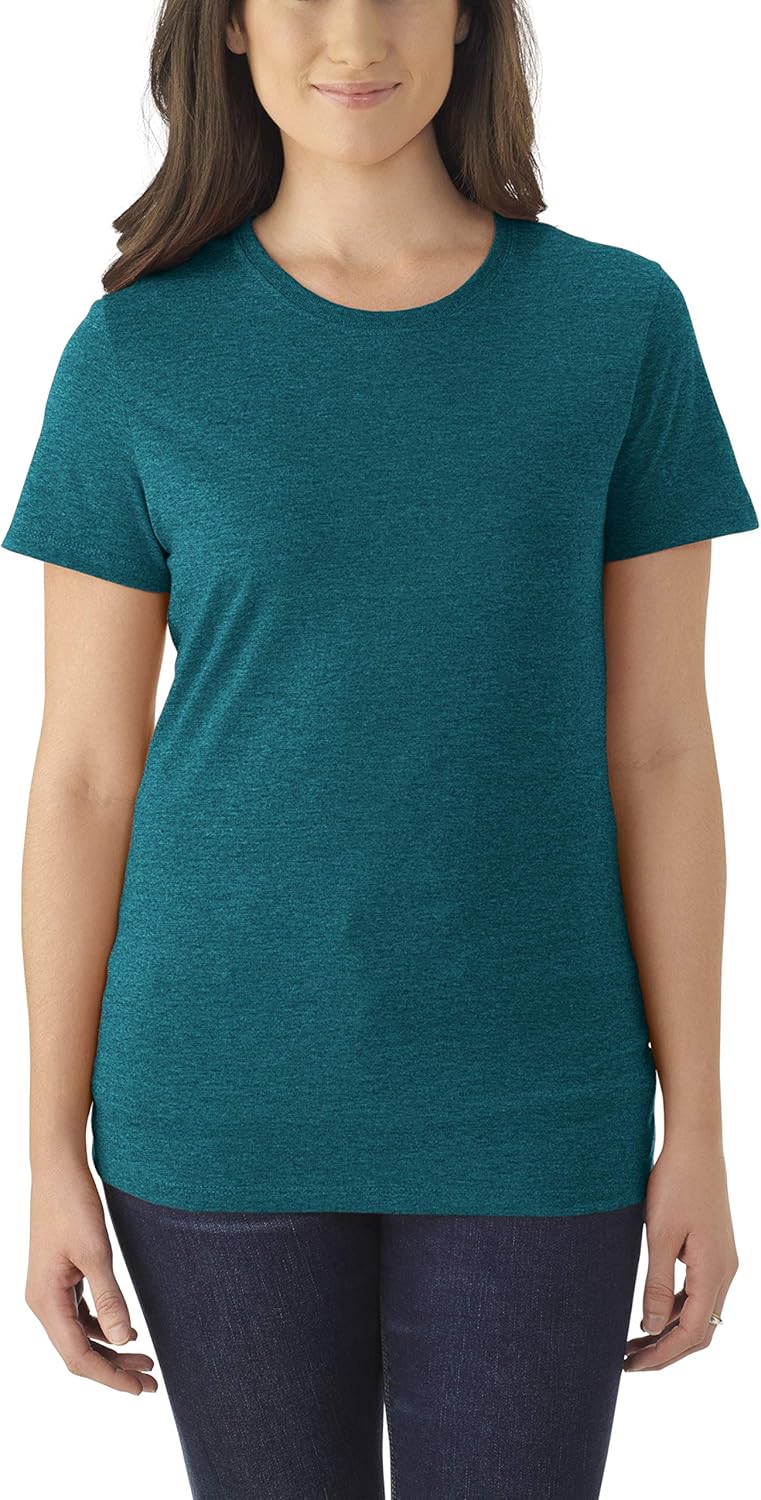Jerzees Women's Tri-Blend T-Shirt (2-Pack) at  Women’s Clothing store
