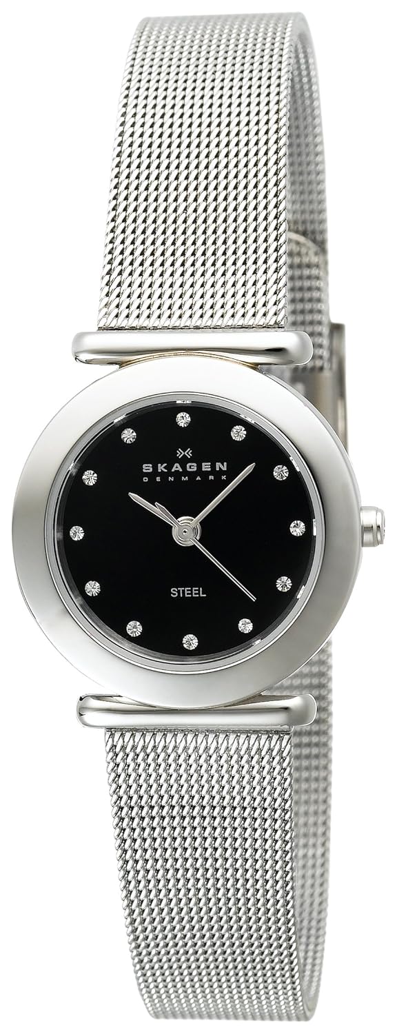 Skagen Ladies Stainless Steel Mesh Watch Skagen Amazon.co.uk Watches