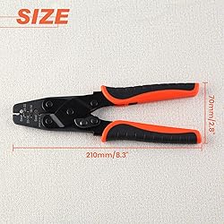 LEONTOOL Open Barrel Terminal Crimping Tool