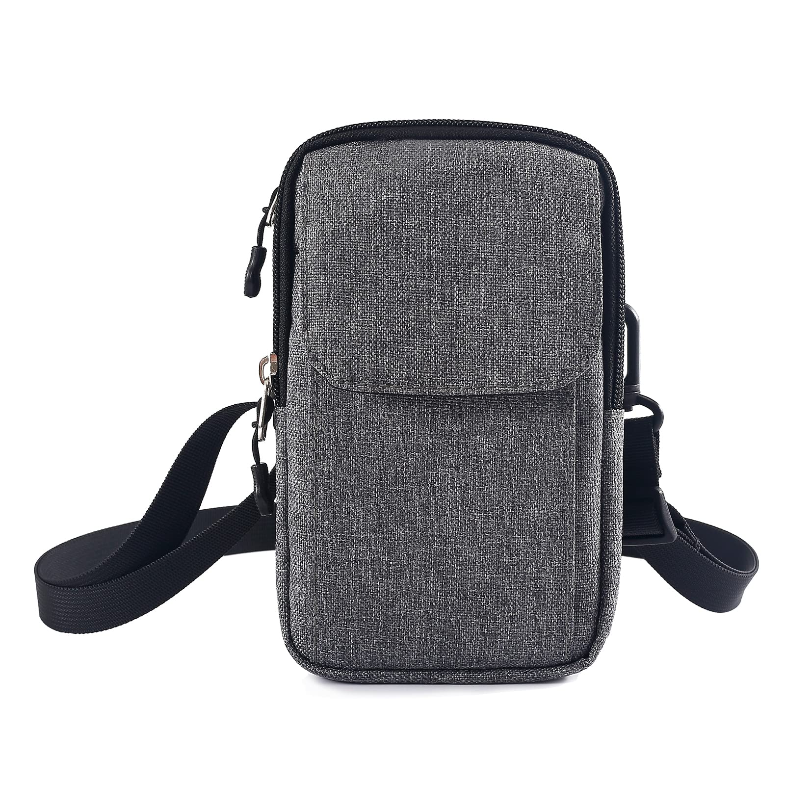 Onunaf Crossbody Phone Bag Unisex,Phone Bag,Travel Passport Neck Pouch Bag with RFID Blocking Pocket Fits Under 7 inches