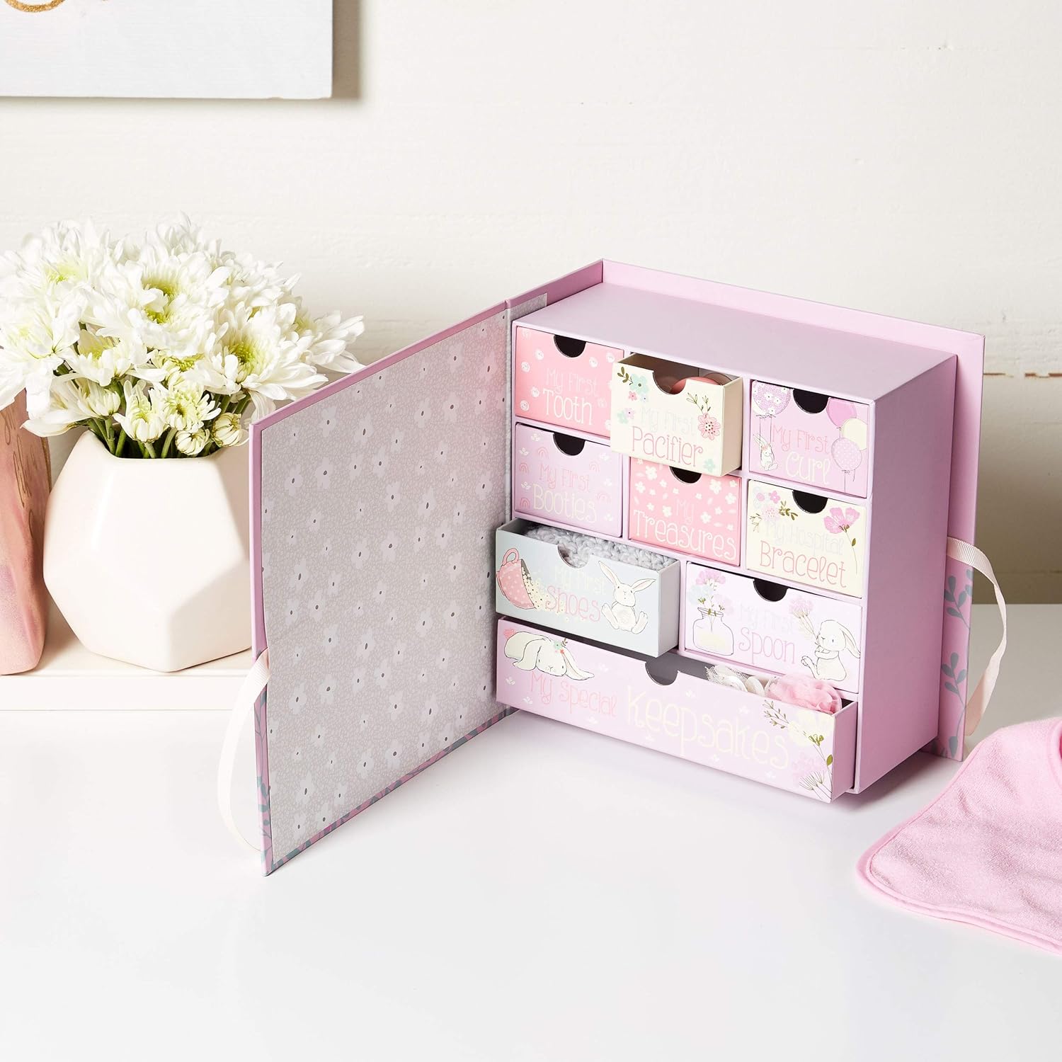 baby milestone keepsake box