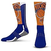 For Bare Feet NBA mens Nba Logo Zoom Mesh Secondary Color Crew Sock Large