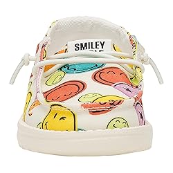 HEYDUDE Wendy Smiley Cream/Multi Size 11, Women’s