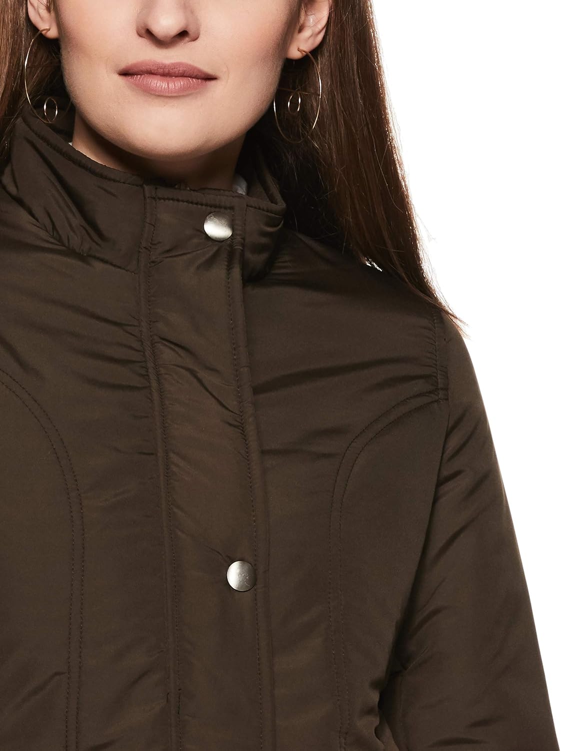 endeavor women's parka jacket brown