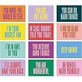 Great Big Wonderful Encouragement Card Pack - Set of 24 - Bold Bright Modern - Spirituality Positivity Any Occasion - 2 of Each With Envelopes