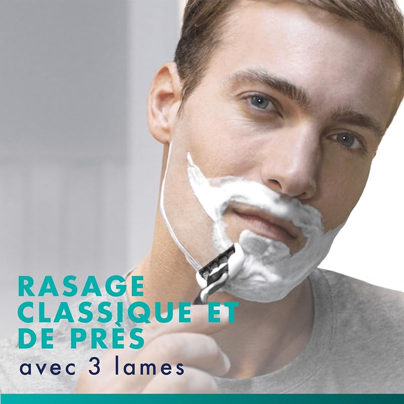 Lames de Rasoir Homme Mach 3, Pack de 24