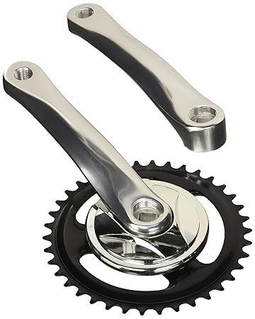 Point Tretlager 38 Zähne, Kurbellänge 170mm, Nexus, SRAM kompatibel, Aluminium, Spider Kunststoff, poliert, 02011500