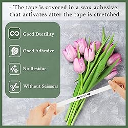 COIDEA 8 Rolls Floral Tape, 1/2" Wide Flower