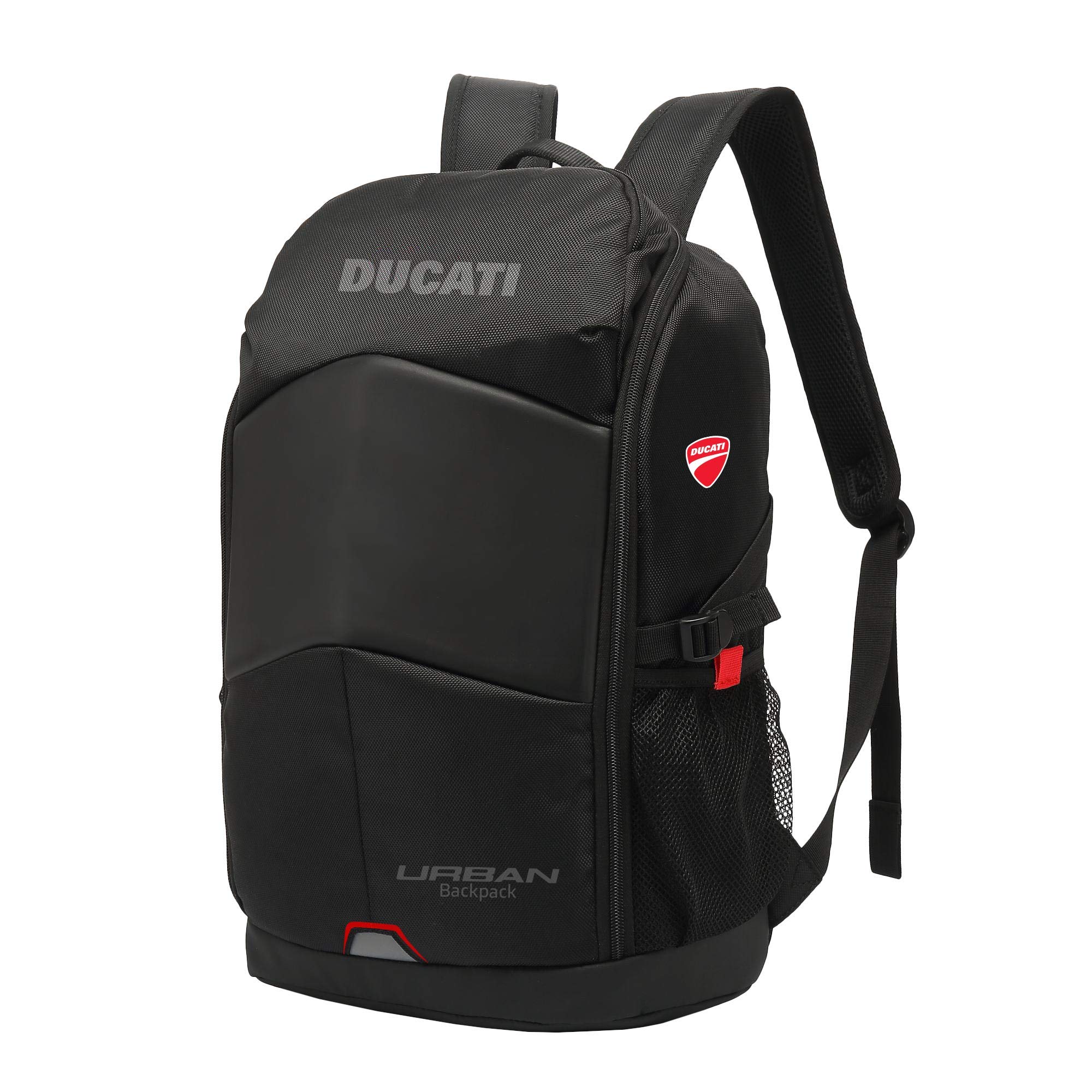 DUCATI, Urban for Bikes and Scooters, Unisex Adult Sports Backpack, Black, One Size