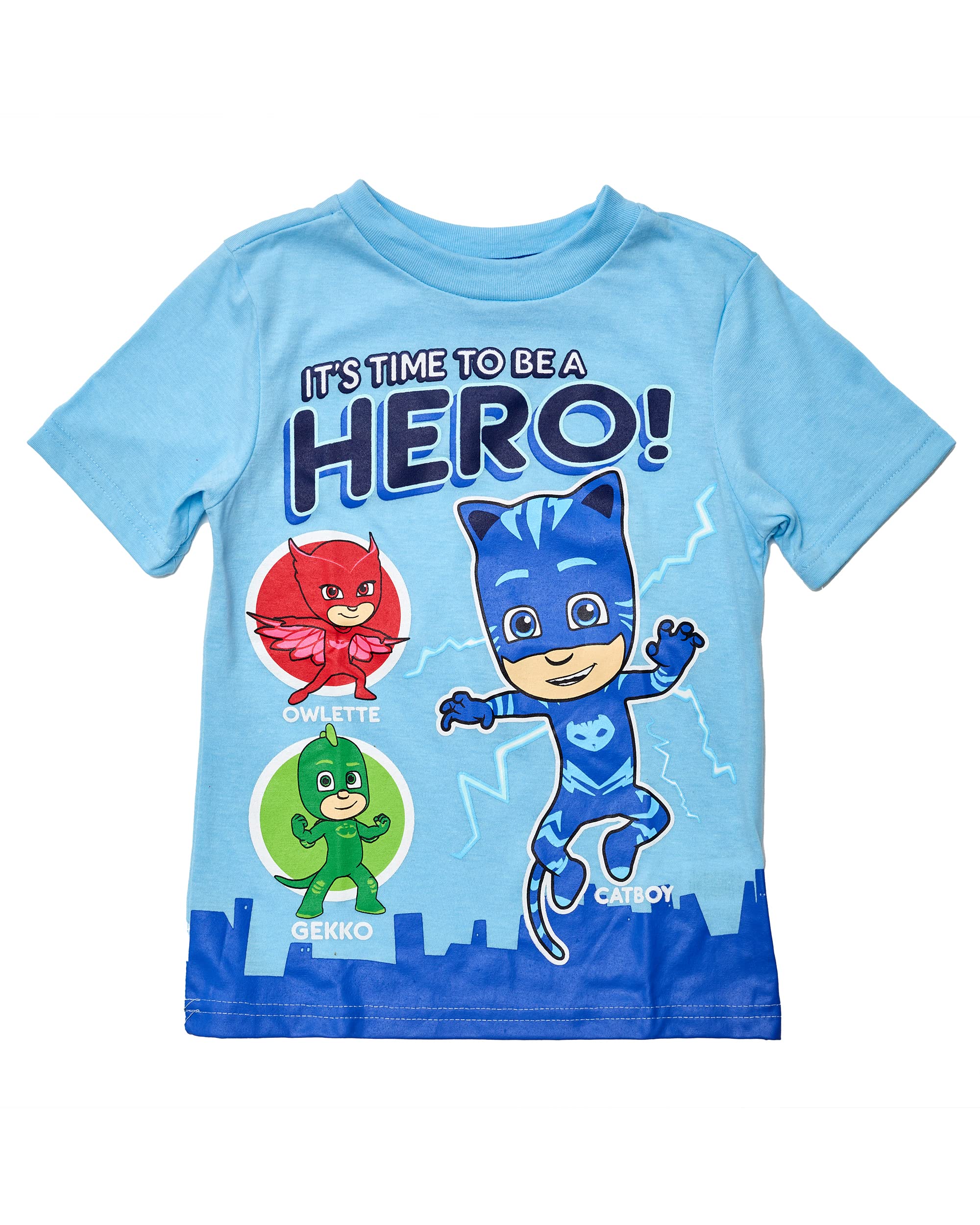 PJ Masks Toddler Boys T-Shirts 3-Pack - PJ Masks Clothes for Boys Featuring Catboy, Gekko, and Owlette (Multi, 2T)