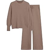 GKBK Women's 2 Piece Oversized Fuzzy Fleece Pajama Set Long Sleeve Fall Winter Pajamas Lounge Sets 2025 Trendy Pajamas