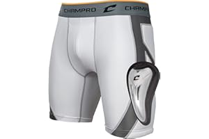 Champro Girls Wind Up Compression Sliding Shorts with CupWind Up Compression Polyester/Spandex Sliding Short w/Cup