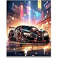 Inspirational Wall Art Co. - Power | Bugatti Chiron Poster - Car Posters for Boys Room - Car Wall Decor - Car Room Decor - Car Posters for Men | 11x14 Inches Unframed