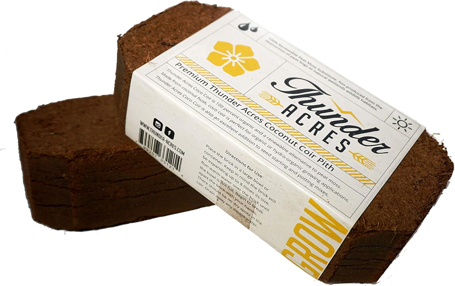 Organic Coco Coir Brick (1) Amazon.ca Patio, Lawn & Garden