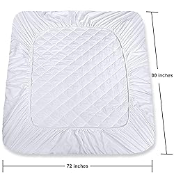 Utopia Bedding Quilted Fitted Mattress Pad, RV King