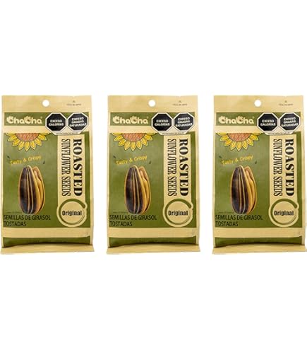 Amazon.com: ChaCha Roasted Sunflower Seeds Caramel Flavor, (3 Pack