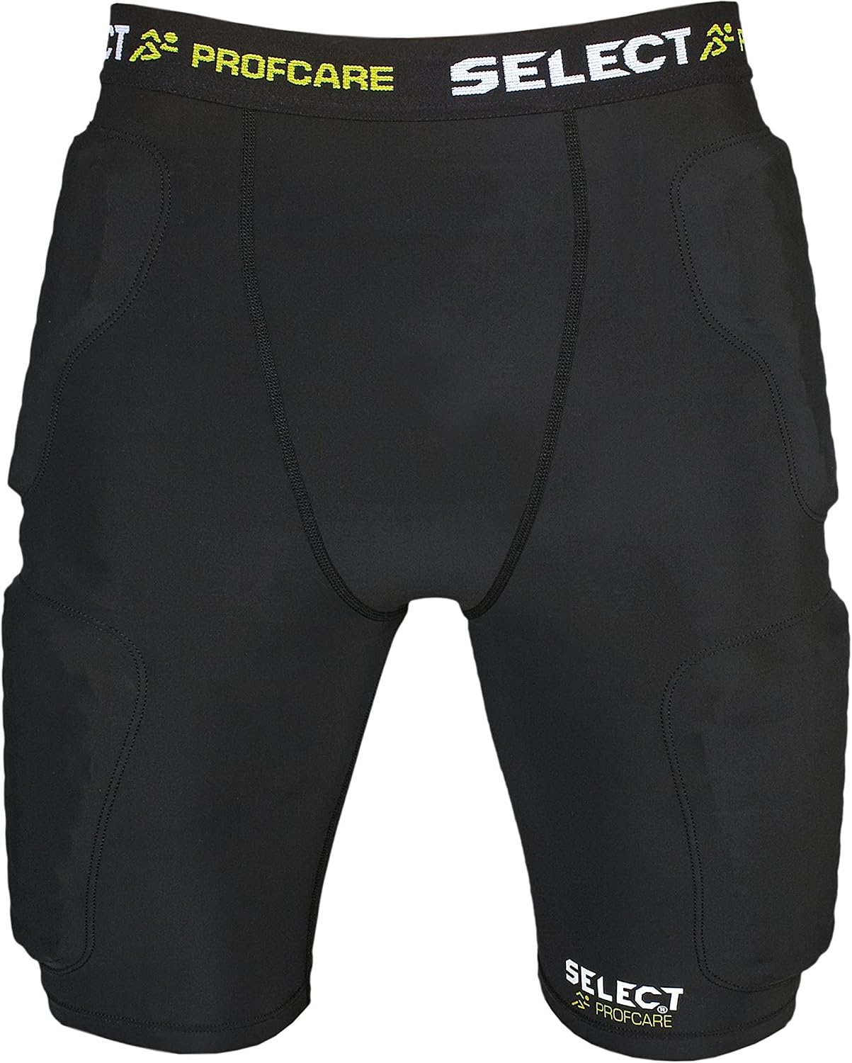 Select Compression Pants with Padding Unisex Pants - Black, XX-Large, XXL - Image 3