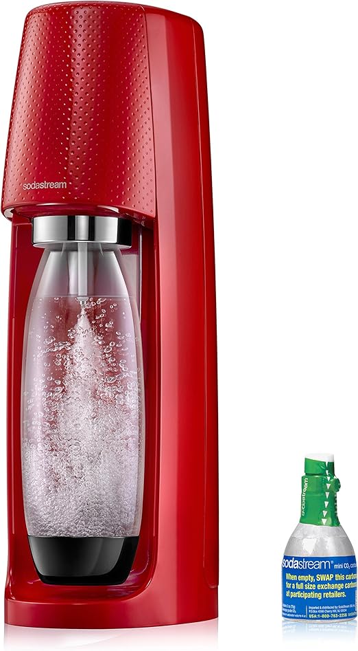 SodaStream Fizzi Sparkling Water Maker, Red Amazon.ca Home & Kitchen