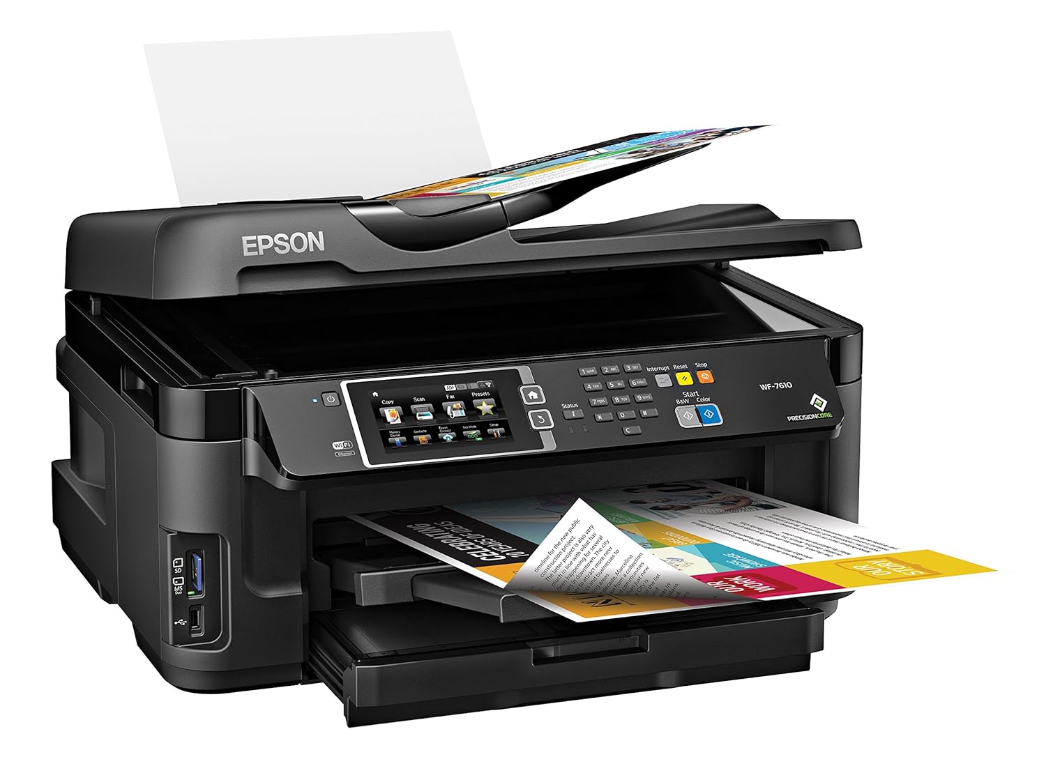 epson Wireless Color All-in-One Inkjet Printer Workforce WF-7610:  Amazon.in: Computers & Accessories