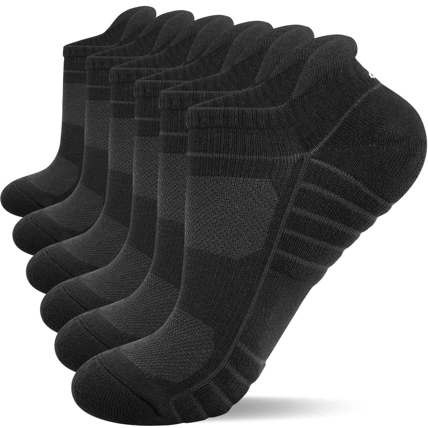 Lapulas Athletic Ankle Socks, Low Cut Cushioned