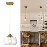 puncoll Gold Pendant Light Fixture for Kitchen