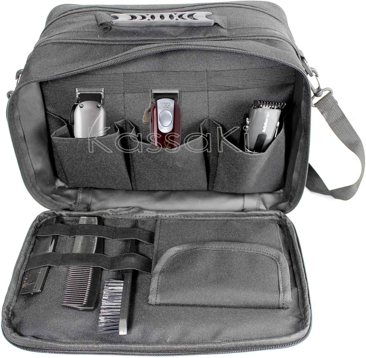 Kassaki Pro Hairdressing Tool Carry Hair Equipment Salon Storage Travel Bag Case - Image 4