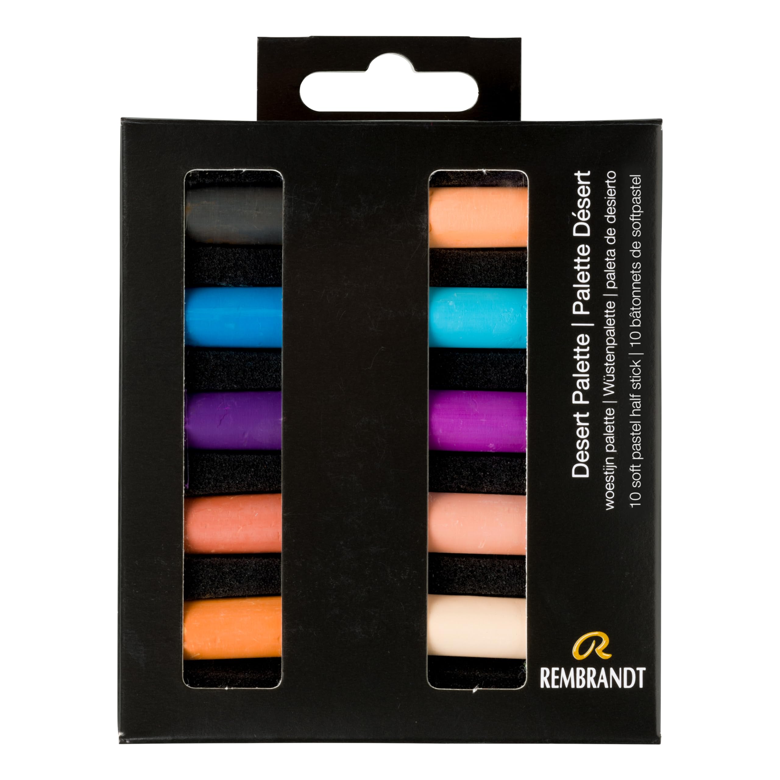 Rembrandt Professional Soft Pastel Set Desert Palette | 10 Half Pastels